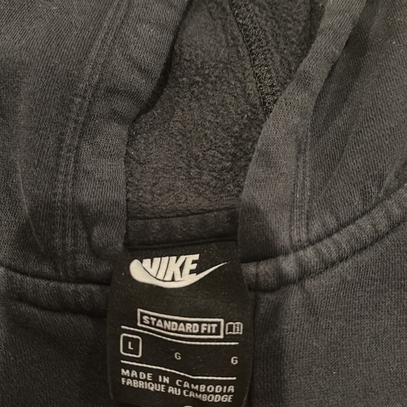 Nike Kid’s Black Zip-Up - Size Large - Picture 3 of 3